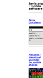 Mobile Screenshot of javia.org