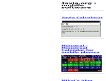 Tablet Screenshot of javia.org