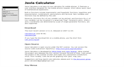 Desktop Screenshot of calculator.javia.org